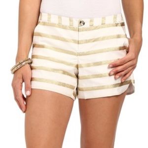 NWT! LILLY PULITZER 'STRIPE SATEEN' ADIE SHORT!